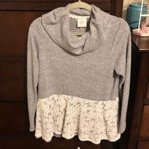 Peplum sweater